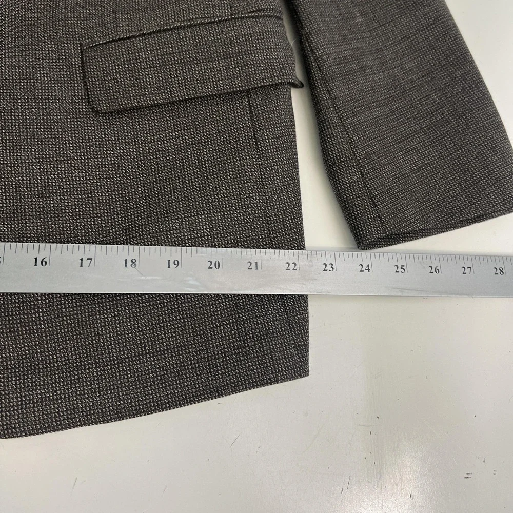 Hart Schaffner Marx Blazer Mens 42S Gray Tweed Sport Coat Dillard's Made USA